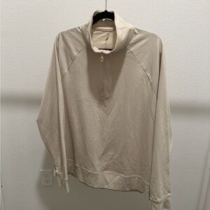 lululemon athletica Men's Beige Zip-Up Sweater